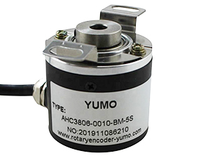 Hollow Shaft Absolute Rotary Encoder 38mm 5VDC SSI Output