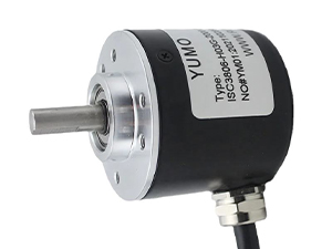 Solid Shaft Rotary Encoder ISC Series 38mm 6mm diameter 512 PPR Optical encoder